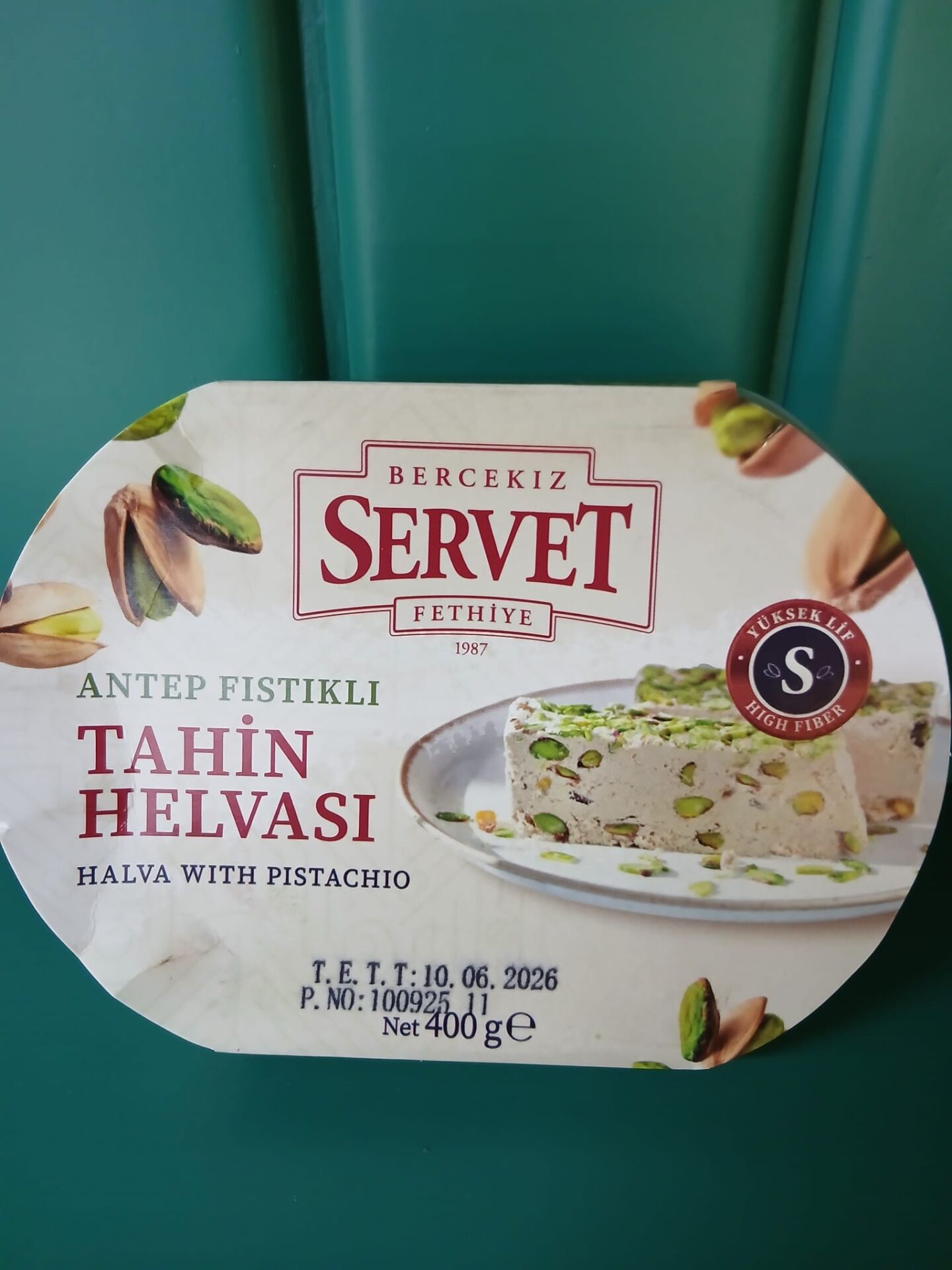 SERVET (ANTEP FISTIKLI) TAHİN HELVASI
